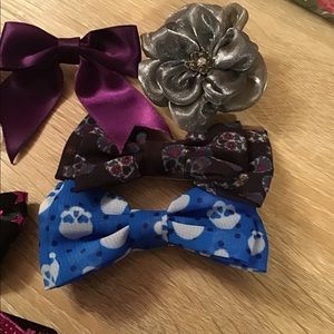 Lot of funky hair clips